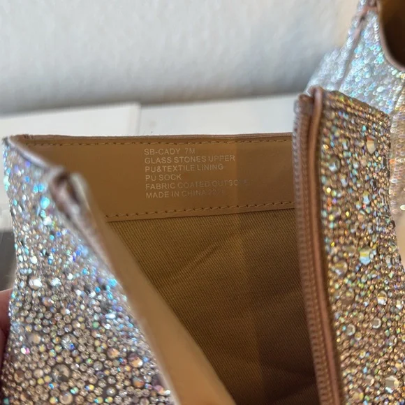 Rhinestone Betsey Johnson ankle boots - Picture 5 of 5